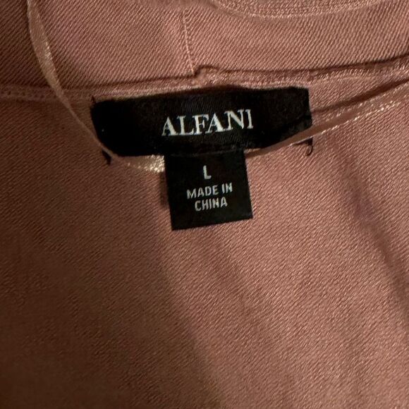 Alfani Pink Bell Tie-Sleeve Open Cardigan - Picture 7 of 7